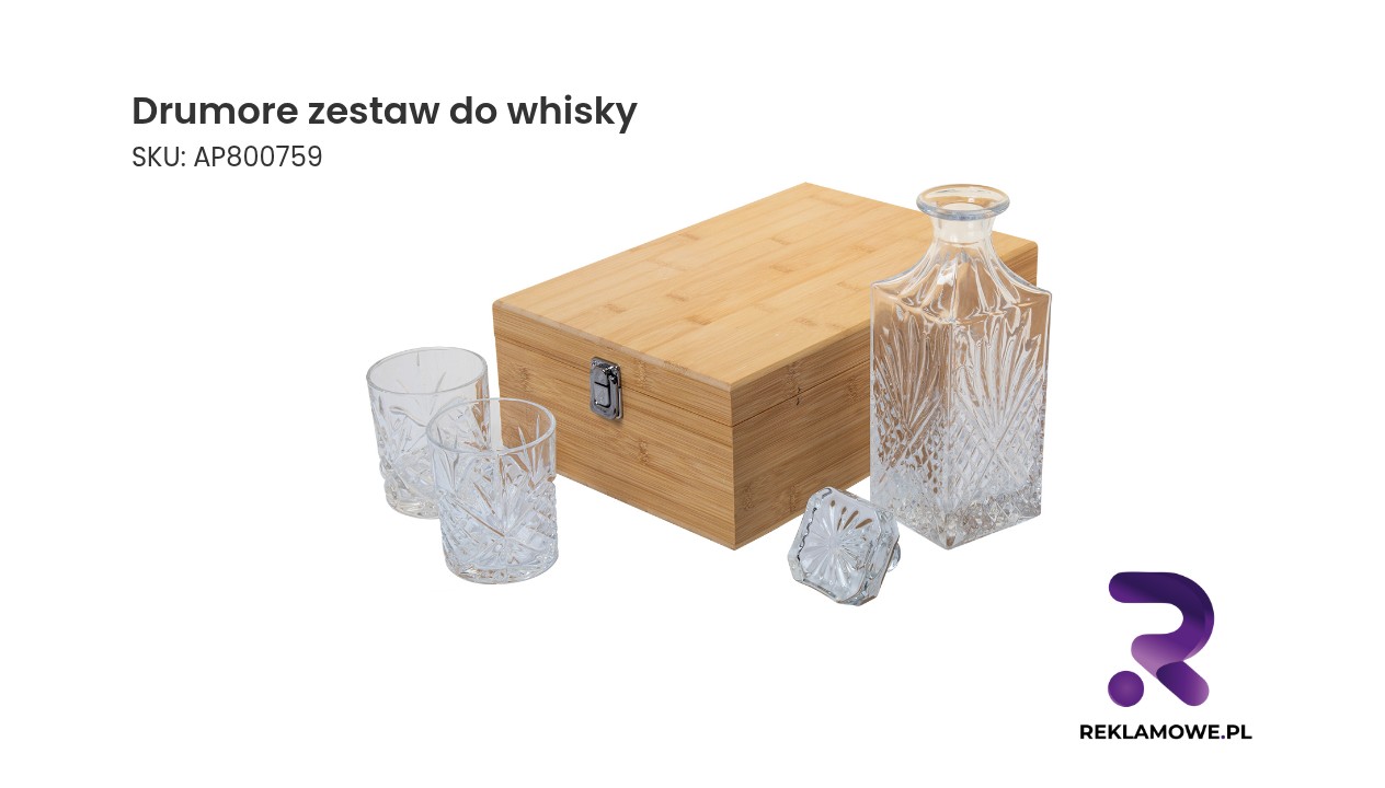 Drumore zestaw do whisky – elegancki komplet akcesoriów do serwowania whisky